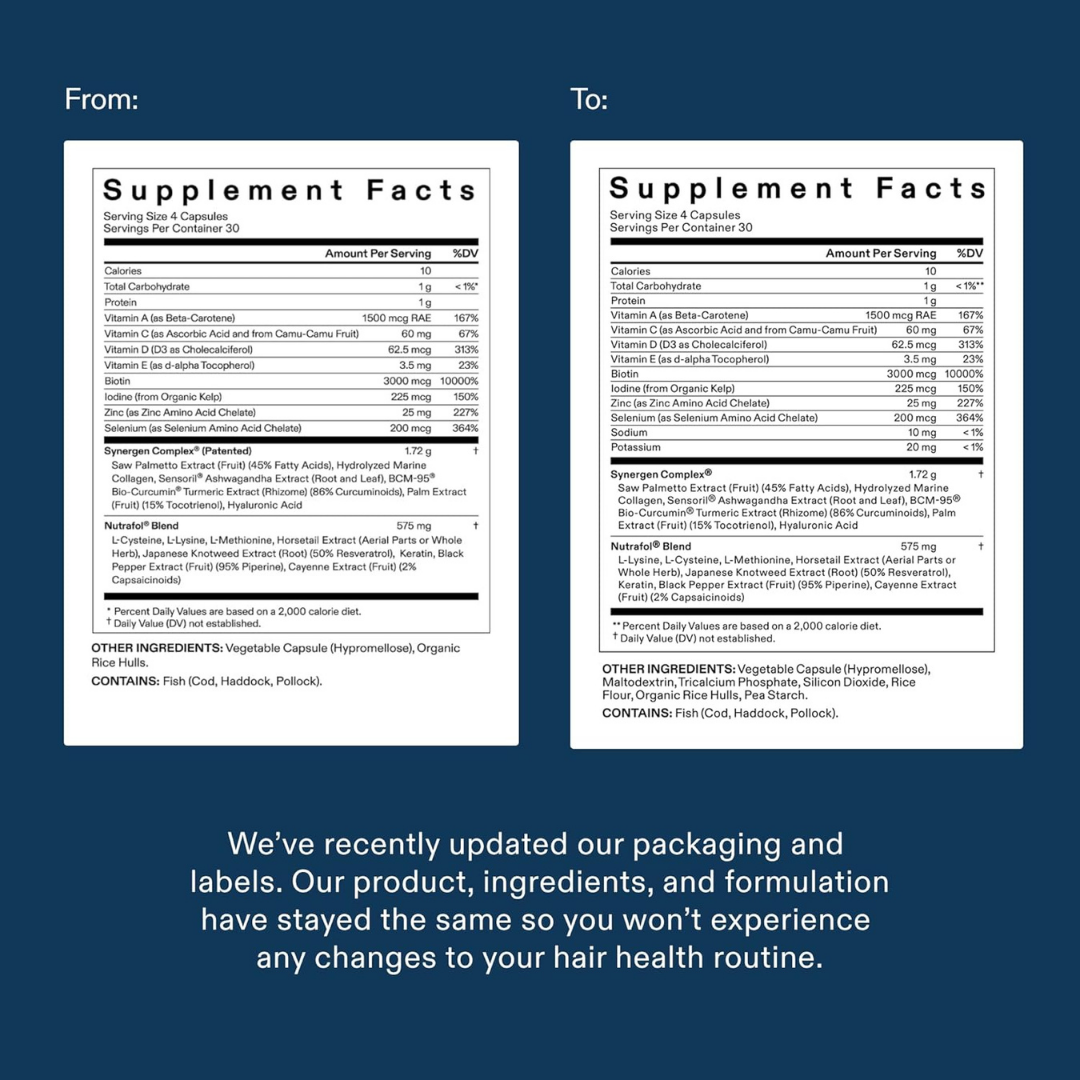 Nutrafol Men’s Hair Growth Supplement – Clinically Tested Thicker Hair Support – 1 Month Supply