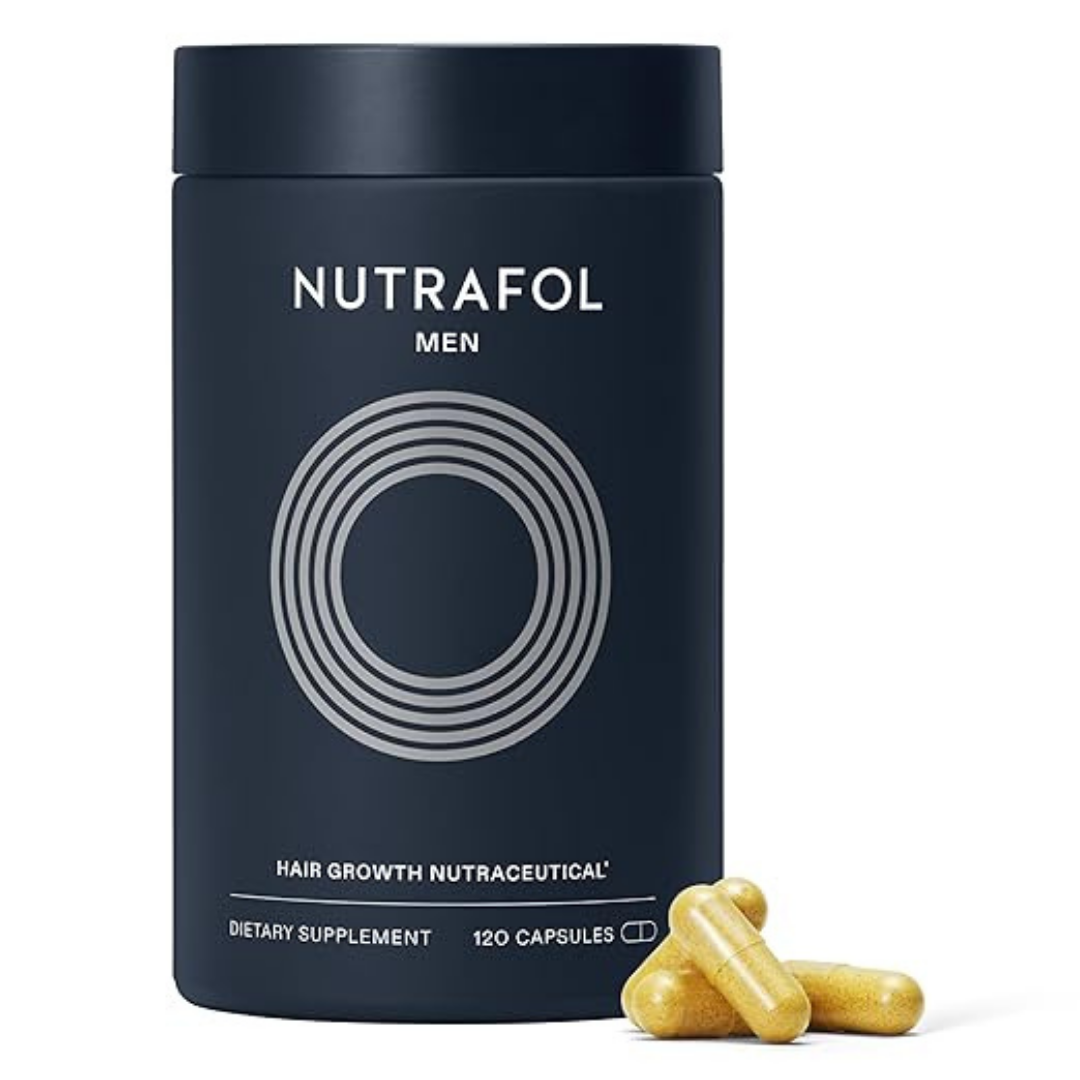 Nutrafol Men’s Hair Growth Supplement – Clinically Tested Thicker Hair Support – 1 Month Supply