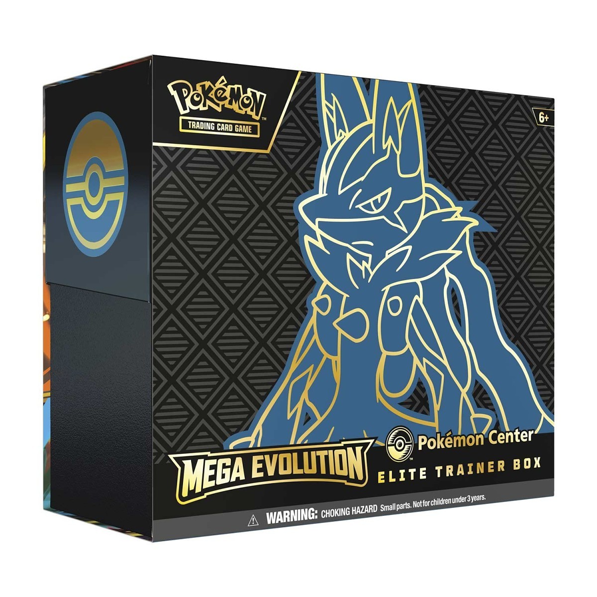 Pokémon TCG Mega Evolution Pokémon Center Elite Trainer Box (Mega Lucario) – 11 Booster Packs & Exclusive Riolu Promos